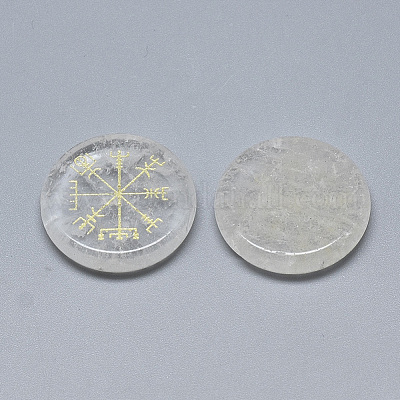 Synthetic Quartz Crystal Cabochons&nbsp;G-T122-39A-1