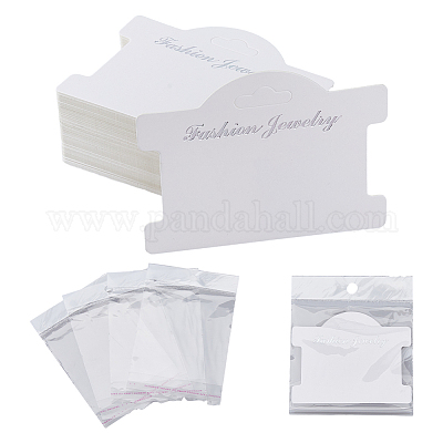 Wholesale DICOSMETIC 150Pcs White Bracelet Display Cards