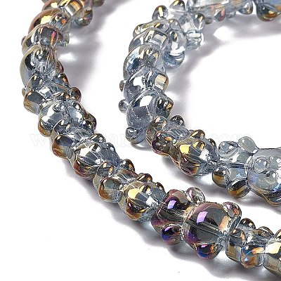 Electroplate Glass Beads Strands&nbsp;EGLA-L030-M-1