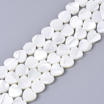 Natural Trochid Shell/Trochus Shell Bead Strands&nbsp;SSHEL-N034-67-1