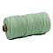 Cotton String Threads, Macrame Cord, Decorative String Threads, for DIY Crafts, Gift Wrapping and Jewelry Making, Medium Aquamarine, 3mm, about 109.36 Yards(100m)/Roll