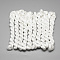 Polyester Thread, Chinese Knotting Cord, White, 1mm, about 28.43 yards(26m)/bundle, 10 bundles/bag