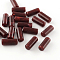 Column Imitation Gemstone Acrylic Beads, Dark Red, 20x8mm, Hole: 2mm, about 480pcs/500g