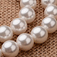 Polished Round Grade A Shell Pearl Bead Strands&nbsp;BSHE-M027-6mm-28-1