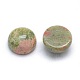 Natural Unakite Cabochons&nbsp;G-P393-R31-10mm-2