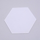 アクリル板  六角  透明  86.5x99x3mm&nbsp;TACR-WH0001-42B-1