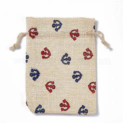 Burlap Packing Pouches Drawstring Bags&nbsp;ABAG-L016-A10