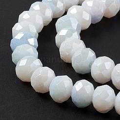 Ombre Effect Dyed Glass Beads Strands&nbsp;X-GLAA-C023-02A