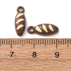 アフタヌーンティー用合金エナメルペンダント  パンチャーム  プラチナ  14x5x4mm  穴：1.5mm&nbsp;AL-CBA3252-03P-D
