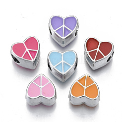UV Plating Acrylic European Beads&nbsp;OACR-N010-011P