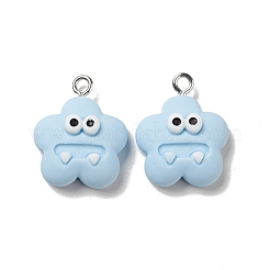 Opaque Resin Pendants&nbsp;RESI-E024-07P-02