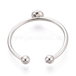 Brass Cup Peg Ring Settings&nbsp;KK-N274-35P