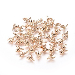 Ladybird Shape Brass Peg Bails Pendants&nbsp;KK-CLWX06-20