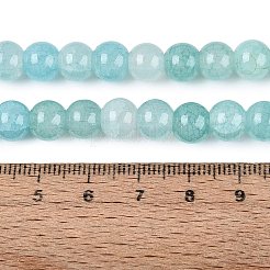 Baking Paint Crackle Glass Beads Strands&nbsp;GLAA-Q106-03A-15