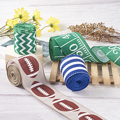 4 Rolls 4 Style Polyester Ribbons&nbsp;OCOR-PJ0001-004