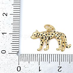 Rack Plating Brass Enamel Pendants&nbsp;KK-P287-10G