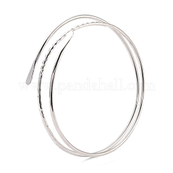 Wire Wrap Upper Arm Cuff Band&nbsp;AJEW-G033-07P