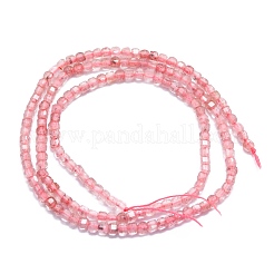 Natural Strawberry Quartz Beads Strands&nbsp;G-P457-B01-38