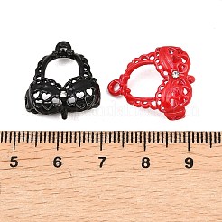 合金エナメルチャーム  ラックめっき  下着チャーム  スプレー塗装  カドミウムフリー＆ニッケルフリー＆鉛フリー  ミックスカラー  20x17.5x8.5mm  穴：1.8mm&nbsp;FIND-B062-14B
