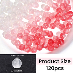 120Pcs Resin UV Reactive Beads&nbsp;RESI-PA0001-34A