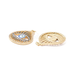 Brass Micro Pave Clear Cubic Zirconia Pendants&nbsp;ZIRC-Z019-41G-NR