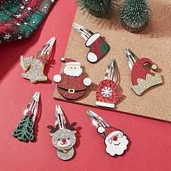 8Pcs 8 Styles Iron Snap Hair Clips&nbsp;PHAR-JH00088