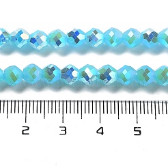 Electroplate Glass Beads Strands&nbsp;GLAA-A014-01D