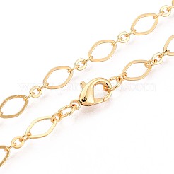 Brass Cable Chains Necklace Making&nbsp;MAK-S072-16A-G