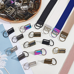 144Pcs 6 Colors Iron Ribbon Ends&nbsp;IFIN-WA0001-01