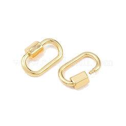 Brass Screw Carabiner Lock Charms&nbsp;KK-Z132-07G