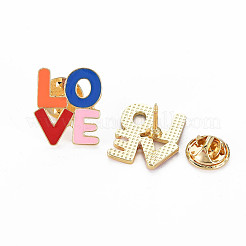Word Love Enamel Pin&nbsp;PALLOY-S132-290