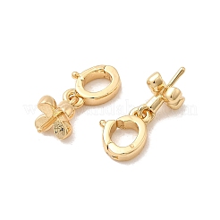真鍮製ペンダントベイル  花  18KGP本金メッキ  18mm&nbsp;KK-Z131-01G