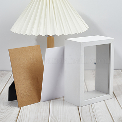 Rectangle Wood Photo Frame Stand&nbsp;AJEW-WH20019-04A