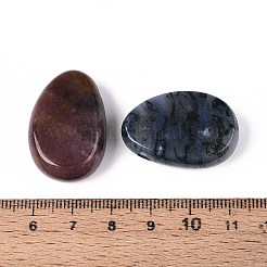 天然石インディアン瑪瑙ペンダント  ティアドロップチャーム  29.5~30.5x19.5~20.5x8~11mm  穴：2~3mm&nbsp;G-N349-08F