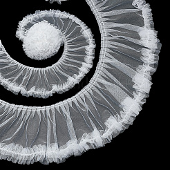 4 Yards Polyester Lace Trim&nbsp;OCOR-NB0002-65B