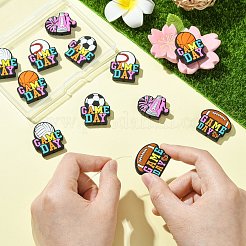 12Pcs 6 Styles Silicone Beads&nbsp;SIL-CJ0003-12