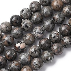 Natural Fluorescent Syenite Rock(Glow under UV Light) Beads Strands&nbsp;G-G789-02E