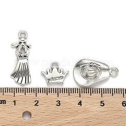 Tibetan Style Alloy Pendants&nbsp;TIBEP-MSMC021-46AS-RS
