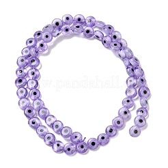 Handmade Evil Eye Lampwork Beads Strands&nbsp;LAMP-G164-10A-02