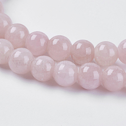 Natural Yellow Jade Beads Strands&nbsp;G-G598-6mm-YXS-05