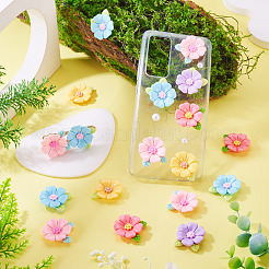 20pcs Opaque Resin Cabochons&nbsp;RESI-TADJ0001-08D