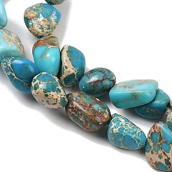 Dyed Natural Imperial Jasper Beads Strands&nbsp;G-A283-A01-01