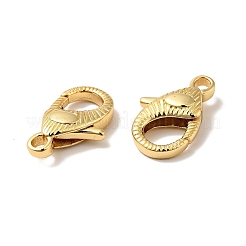 Brass Lobster Claw Clasps&nbsp;KK-J301-19G