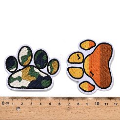 12Pcs 12 Colors Devil's Claw Embroider Thread Cloth on/Sew On Patches&nbsp;PATC-K001-03