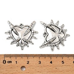 Gothic Tibetan Style Alloy Pendants&nbsp;TIBEP-K001-02B-AS