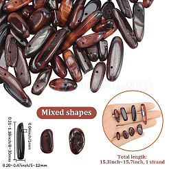 1 Strand Natural Tiger Eye Nuggets Beads Strands&nbsp;G-SC0003-21