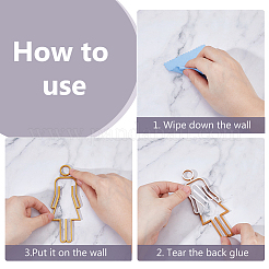 8Pcs Acrylic Adhesive Stickers Set&nbsp;DIY-FH0009-82A