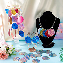 150Pcs PVC Paillette/Sequin Links&nbsp;PVC-TA0001-07A