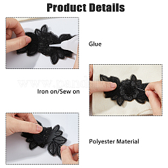 20Pcs 10 Styles Computerized Embroidery Cloth Iron on/Sew on Patches&nbsp;DIY-HS0001-99