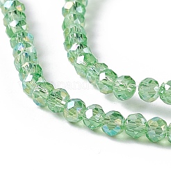 Electroplate Glass Beads Strands&nbsp;LS-EGLA-R048-2mm-10